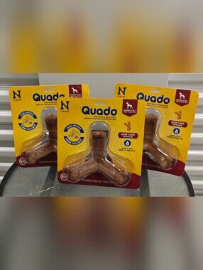 N-BONE QUADO BACON FLAVOR GINORMOUS LARGE Dog 41 Lb+ Combo-3